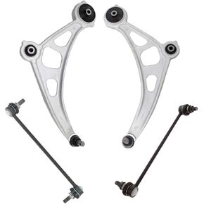 TRQ Front Suspension Kit Control Arm with Ball Joint Sway Bar Stabilizer Link Compatible with 2015-2023 Nissan Murano