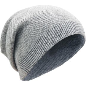 Umeepar Cashmere Feel Knit Beanie Hat Winter Soft Warm Double Layer Skull Cap Stocking Cap for Women