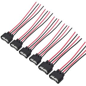 6 Packs Ignition Coil Connector Compatible with Toyota Scion Pontiac Chevrolet Chevy Lexus Ignition Coil Connector Plug Harness L4 2.4L Scion Coil Connectors