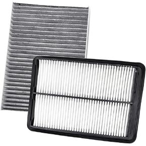 Cabin & Engine Air Filter Compatible with Nissan Rogue (2014-2020), Rogue Sport (2017-2022), Qashqai (2017-2022). Replacement for CF11854, 272774BU0A, CA11858