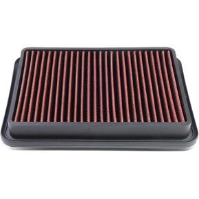 DNA Motoring AFPN-014-RD Clean Air Washable Drop In Panel Air Filter Enhance Engine Performance [Compatible with 03-09 Toyota 4Runner/ 07-09 Cruiser / 05-15 Tacoma / 05-10 Tundra SR5]