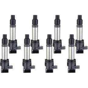 cciyu Pack of 8 Ignition Coils for Buick Lucerne for Cadillac DTS/Seville/Deville 2004-2006 Fits for UF564 C1556