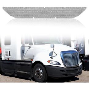 Honeycomb Mesh Front Bumper Grille Grill Compatible with International 2002-2018 Prostar