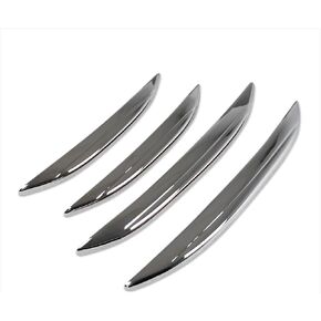 forMercedes-Benz GLC GLC300 X254 2023 2024 2025 Front Fog Light Grill Mesh Cover Trims (Chrome)