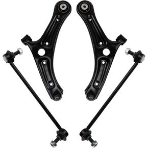 TRQ Front Suspension Kit Control Arm with Ball Joint Sway Bar Stabilizer Link Compatible with 2018-2022 Ford EcoSport