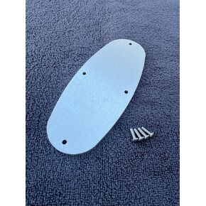 Wilwood Tandem Master Cylinder Cover, Smooth Top, Natural Unfinished Aluminum, Custom Cap Lid for Disc Brake Reservoir