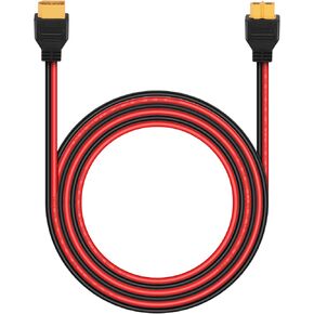 XT60 Extention Cable for Solar Panel RV Automotive RC Battery and Portable Power Station Solar Generator 12AWG 15Ft 4.5M