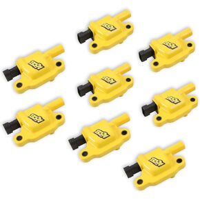 ACCEL 140043-8 SuperCoil Ignition Coils - Yellow, 8-pack