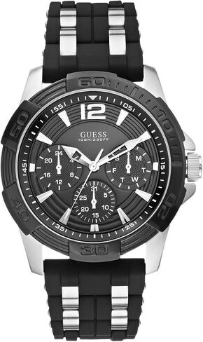 GUESS Iconic Blue Stainless Steel Stain Resistant Silicone Watch in Saudi Arabia