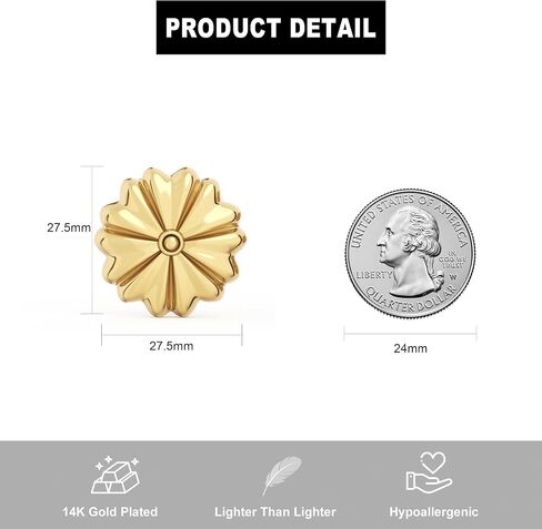 14K Gold Plated Chunky Gold Hoop Earrings, Lightweight Hollow Open Teardrop Earring Trendy Jewelry Gifts for Women, Hypoallergenic in Saudi Arabia