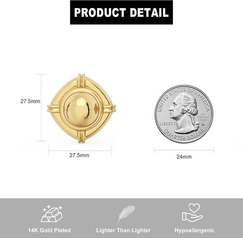 14K Gold Plated Chunky Gold Hoop Earrings, Lightweight Hollow Open Teardrop Earring Trendy Jewelry Gifts for Women, Hypoallergenic in Saudi Arabia