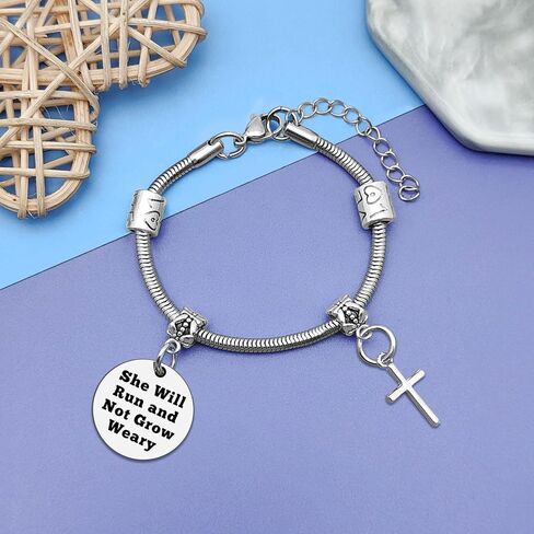 تشغيل الهدايا للنساء تشغيل المجوهرات للنساء هدايا عداء الماراثون عداء مجوهرات هدايا الماراثون للعدائين هدايا عداء للنساء العدائين ملهمة هدية الكتاب المقدس الآية الهدايا الدينية in Kuwait