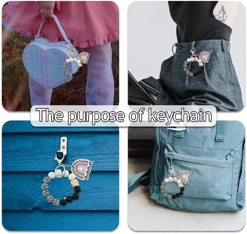 هدايا عيد الأم من سيسادودو للأم، سلاسل مفاتيح مطرزة، أساور للنساء، هدايا عيد الميلاد للأم والأم من ابنة الابن in Kuwait