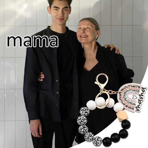 هدايا عيد الأم من سيسادودو للأم، سلاسل مفاتيح مطرزة، أساور للنساء، هدايا عيد الميلاد للأم والأم من ابنة الابن in Kuwait