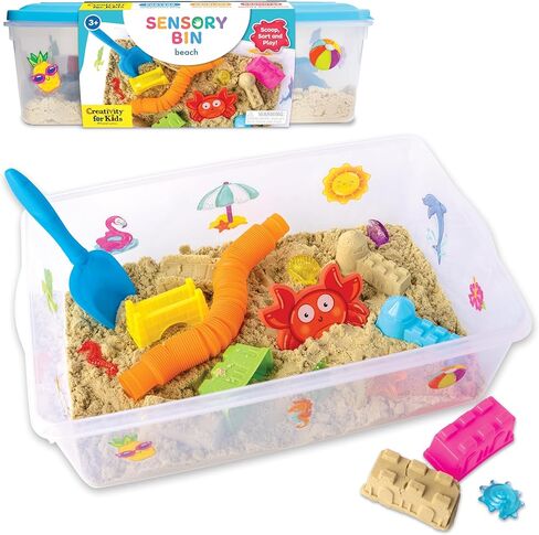 Creativity for Kids The Very Hungry Caterpillar Sensory Bin - Toddler Sensory Toys from The World of Eric Carle Books, Preschool Learning Activities and Fine Motor Toys for Toddlers Ages 3-4+ in Saudi Arabia