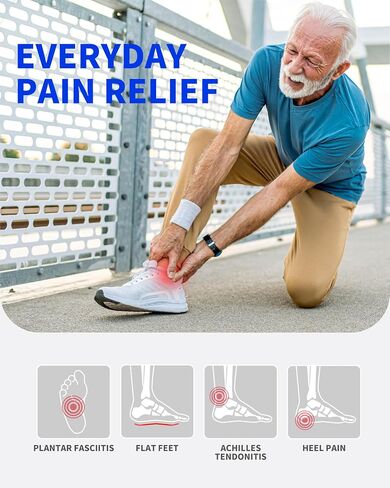 WalkHero Arch Support Insoles - Plantar Fasciitis Inserts Pain Relief,Orthotic Inserts Relieve Foot Fatigue and Pressure for Standing All Day Mens 7-7.5 | Womens 9-9.5 in Saudi Arabia