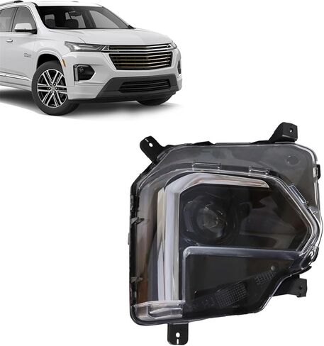 مجموعة المصابيح الأمامية اليسرى متوافقة مع جانب السائق ترافيرس 2022 2023 85596373 GM2503525 in Kuwait
