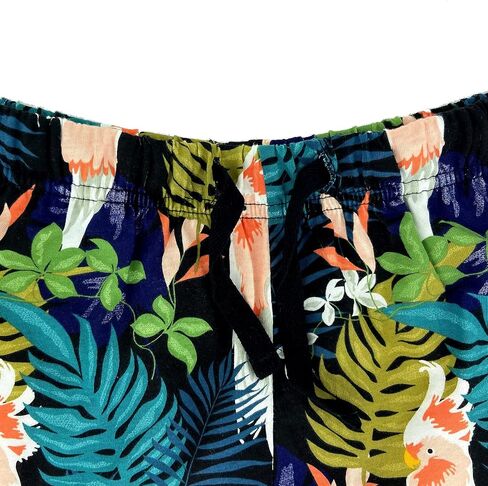 ROCK ATOLL Womens Cute Cotton Knit Pull-On Animal Print Drawstring PJ Sleep Shorts with Pockets in Saudi Arabia