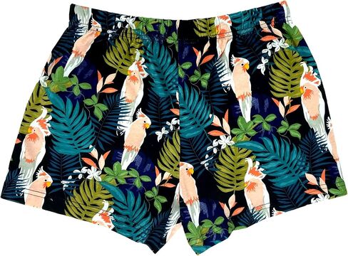 ROCK ATOLL Womens Cute Cotton Knit Pull-On Animal Print Drawstring PJ Sleep Shorts with Pockets in Saudi Arabia
