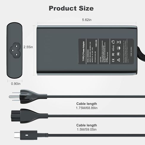 19.5V 3.33A Envy Charger, Laptop Charger for HP Envy 13 15 17 X360 15-1039wm 15-1033wm 15-w117cl 15-w237cl 15m-cn0011dx 15m-bp111dx 15m-bq121dx 17m-bw0013dx with Power Cord in Saudi Arabia