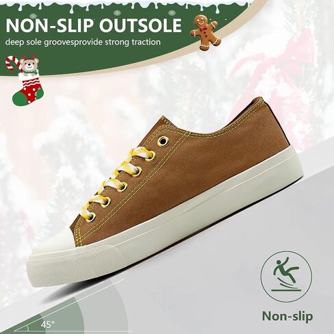 Canvas Shoes for Women Men Sneakers Fashion High Low Tops Christmas Shoes Classic Casual Tennis Running Walking Santa Shoes Unisex in Kuwait