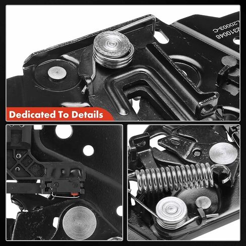 A-Premium Front Hood Latch Assembly Compatible with Ford & Lincoln Vehicles - Escape 2013-2019, Focus 2012-2018, MKC 2015-2019, Front Hood Lock - Replace# CV6Z16700B in Saudi Arabia