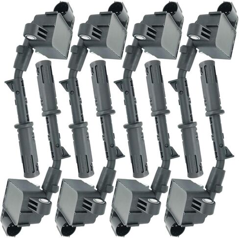 Ignition Coil Pack Compatible With Mercedes-Benz C E G GL R GLK M-Class T-Model C350 E350 G550 GL550 GLE GLS ML550 R350 S350L S550L SLK AMG M152 M157 M276 M278 Replaces OEM UF671 UF741 (1) in Kuwait