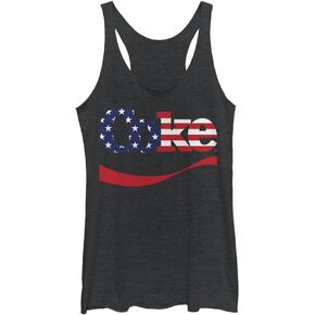 Coca-Cola Spangled Coke Women's Racerback Tank Top
