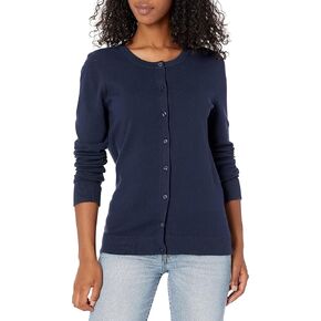 Cutter & Buck Women's Soft Cotton Blend Lakemont Long Sleeve Cardigan Sweater