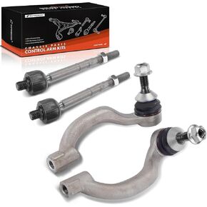 A-Premium Set of 4, Front Inner & Outer Tie Rod End Kit, Compatible with Jaguar XF 2009-2015, XK 2010-2015, XFR 2010-2015, XFR-S 2013-2015, XKR 2010-2015, XKR-S 2015-2015