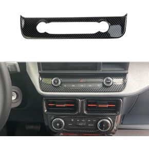 Carbon Fiber Central Navigation Adjustment Button Panel Cover Trim for Ford Maverick 2022+