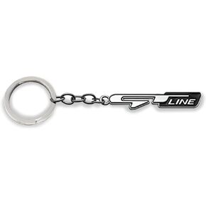ASUBHA Car Key Pendant Keychain, GTLINE Keychains Emblem Pendant, Car Accessories for Women Men