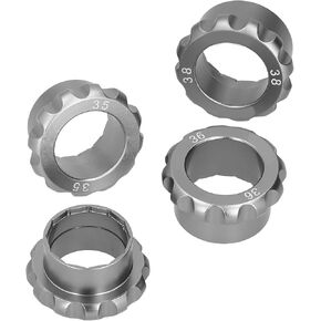 Watch Case Opener Die, Quality Aluminum Alloy 4pcs Different Size Watch Opener Dies Used to Open the Watch Cover, Very Practical.