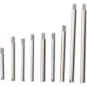 Naroote Watch Band Link Pins Replacement Kit, Metal 10 Sizes Watch Band Strap Screw Set Watch Repair Tool Accessories with Storage Box (50pcs)