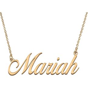 HUAN XUN Personalized Name Necklace Custom Letter Necklace for Womens