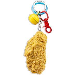 Chicken Nugget Imitation Food Keychain Cute Gifts For Women Funny Stuff Fried Chicken Leg Nuggets Wing Bag Charms
