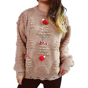 Halloween Sweaters for Women 2024 Womens Ribbed Cuffs Pullover Sweaters Knit Baggy Fall Sweaters for Women