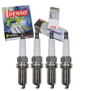 4 pc DENSO Platinum TT Spark Plugs compatible with Toyota RAV4 2.5L L4 2009-2017