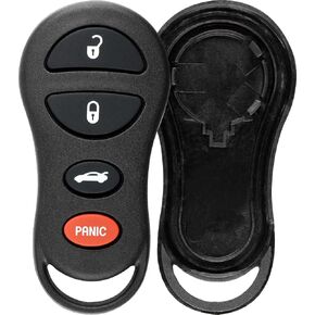 KeylessOption Just the Case Keyless Entry Remote Control Car Key Fob Shell Replacement for GQ43VT17T, 04602260