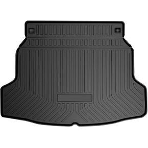 T TGBROS Custom Fit for Cargo Mat 2017-2021 Honda Civic Hatchback (No Sport or Sport Touring Models) All Weather Cargo Liner Floor Mat Black