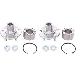MOTOKU Pair Front Wheel Hub & Bearing Set for Honda Civic 1.8L 1.3L L4 2006-2011 Left Driver and Right Passenger Side