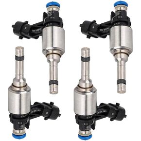 35310-2B130 4pcs Set 6-Holes Fuel Injectors Replacement for Hyundai Accent Veloster Kia Rio Soul 1.6L 2012-2017 FJ1146 35310-2B110