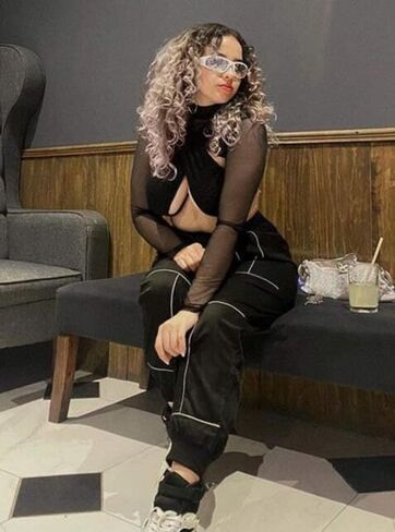 Mesh Crop Tops for Women Mock Neck Long Sleeve Crop Top See Through Shirt Top Sexy Clubwear in Saudi Arabia