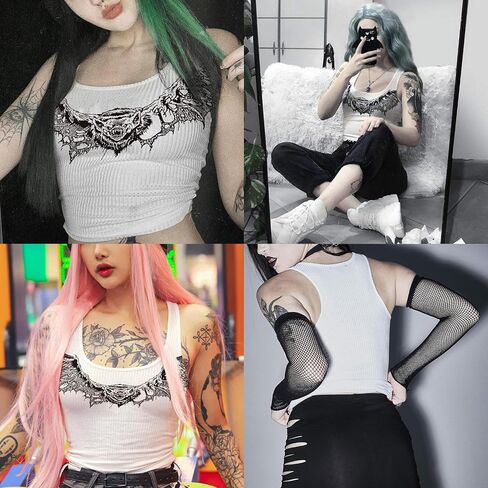 Print Shirt Crop Tank Tops for Women in Saudi Arabia