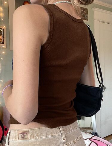 Print Shirt Crop Tank Tops for Women in Saudi Arabia