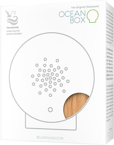 RELAXOUND ORIGINAL Oceanbox "Waves" - Modern nature sounds box - Relaxing ocean sounds - Motion sensor with sound - Relaxing tool in Saudi Arabia