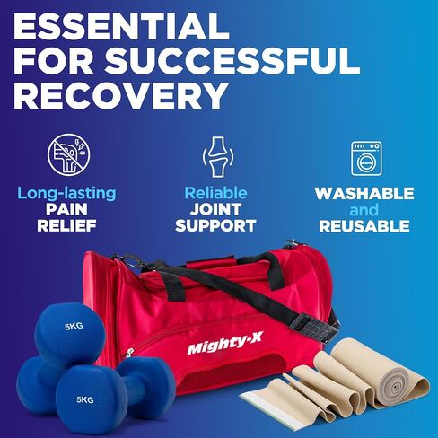 High-Performance Elastic Bandage Wrap - 4pk (2x3, 2x4") - Strong Self-Closing Compression Bandage Wrap - Foot, Ankle, Wrist, Knee, Body Wrap in Saudi Arabia