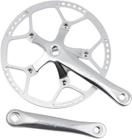 BMX Bicycle BCD130MM Integrated Chainwheel Crankset Single Crank Folding Bike 45/47/53/56/58T Chainring in Saudi Arabia