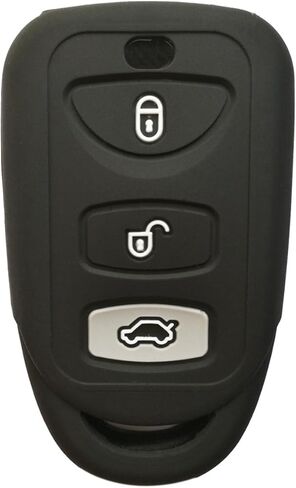 Coolbestda Silicone 3 Buttons Smart Key Fob Remote Cover Case Keyless Jacket Protector Holder for Hyundai Elantra Genesis Sonata Kia Sorento Forte Optima Rondo Spectra in Saudi Arabia
