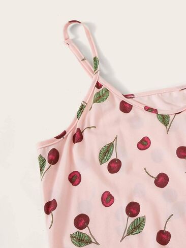 Floerns Women's 2 Piece Cute Cartoon Print Summer Pajama Set Cami Top and Shorts in Saudi Arabia